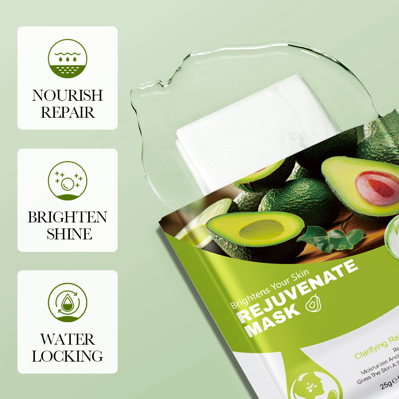 Ready Stock Mask Series FAANKOU Clean Skin Rejuvenating Avocado Moisturizing Mask KS6O