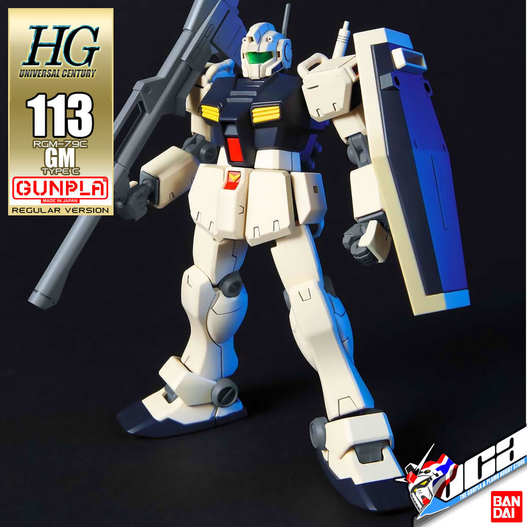 BANDAI ♦️ GUNPLA HIGH GRADE HG HGUC RGM-79C GM TYPE C MODEL TOY ประกอบ หุ่นยนต์ โมเดล กันดั้ม กันพลา