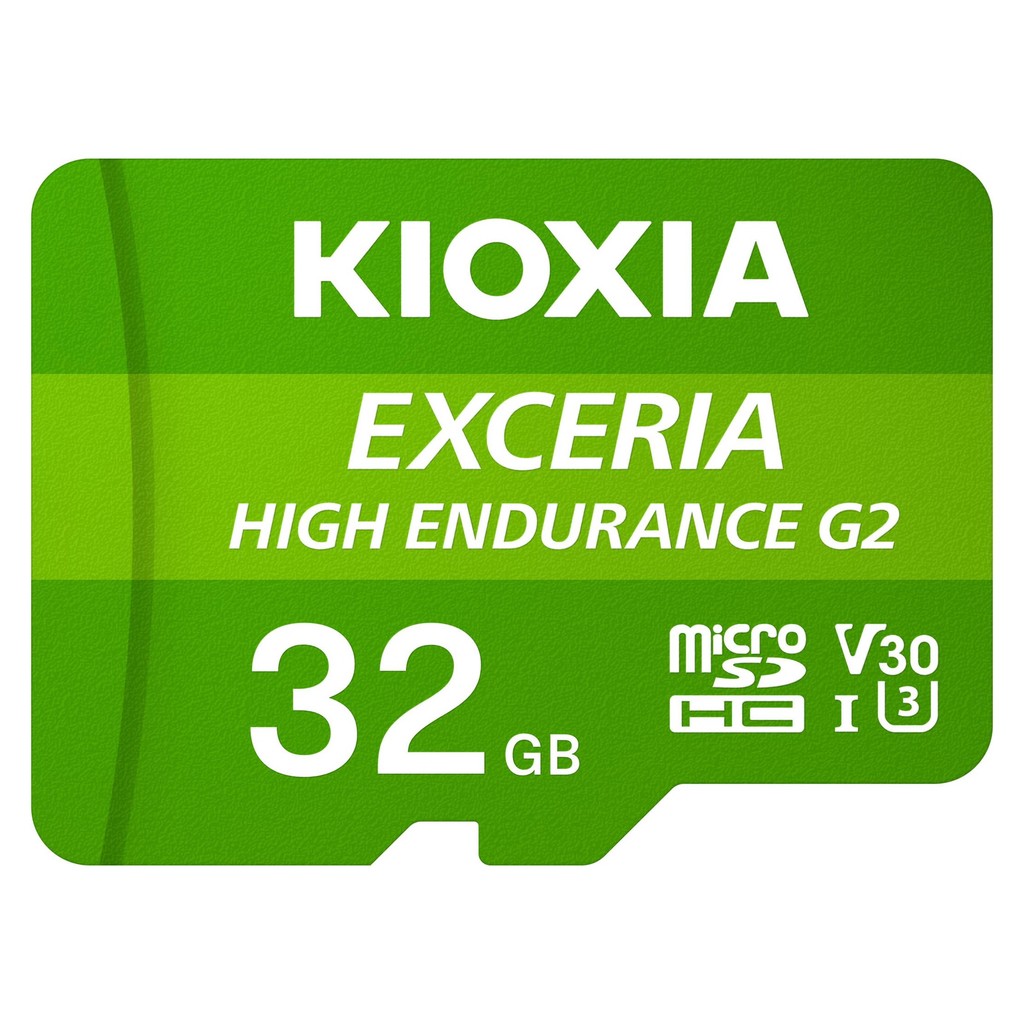เมมโมรี่การ์ด microSD KIOXIA 32GB 64GB 128GB EXCERIA HIGH ENDURANCE G2 U3 V30 สำหรับกล้องติดรถยนต์