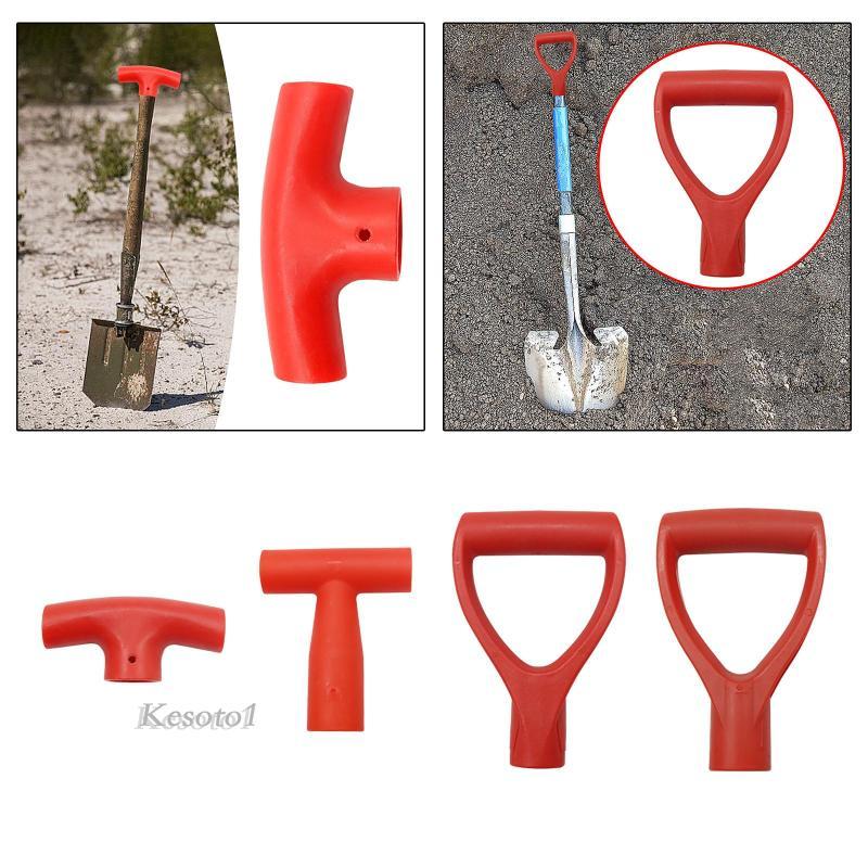 [Kesoto1] Spade Handle Snow, Spade Top Handle Ergonomic PP Red Spade Snow Spade Handle, อุปกรณ์เสริม