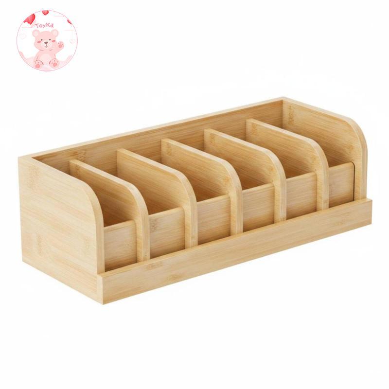 [Whbadguy] Belt Organizer Bamboo Divider Box Adjustable Storage Organizer for Drawer Chest of Drawer