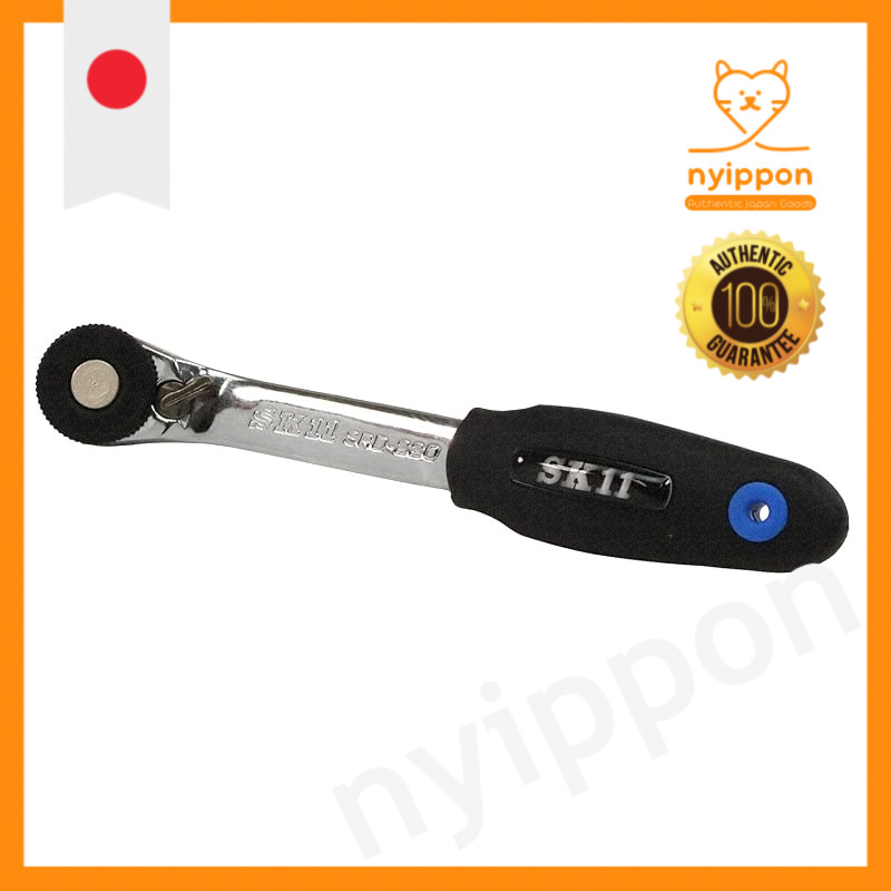 SK11 Slim Ratchet Screwdriver for Tight Spaces, 52-Tooth Gear, SRD Series