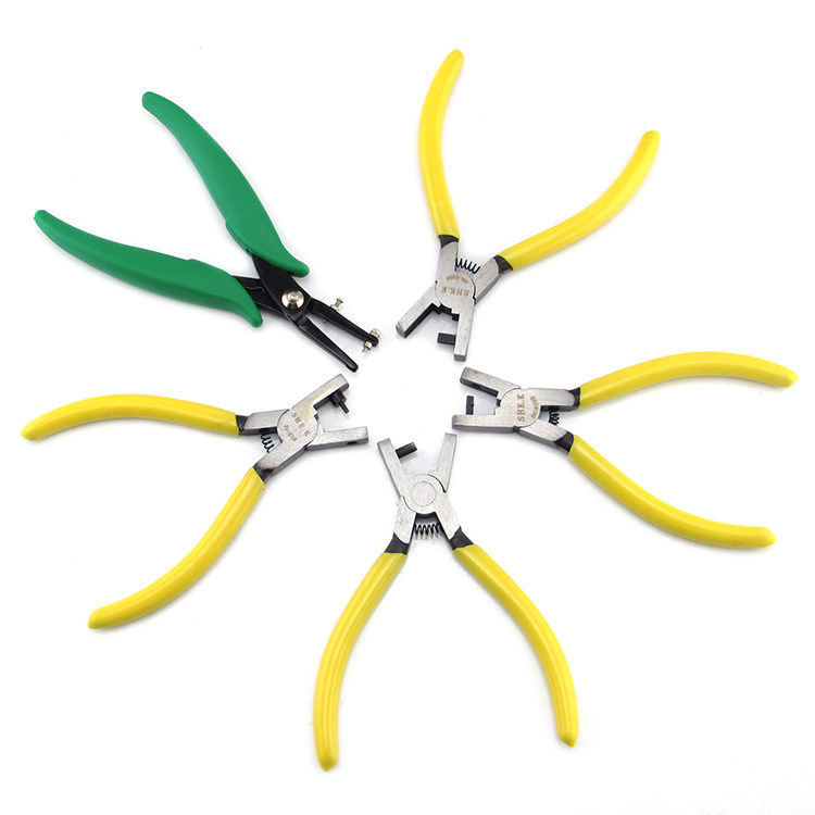 SHE.K Watch Belt Tape Hole Puncher Punch Pliers Tag Puncher Oval Square Strap Punch