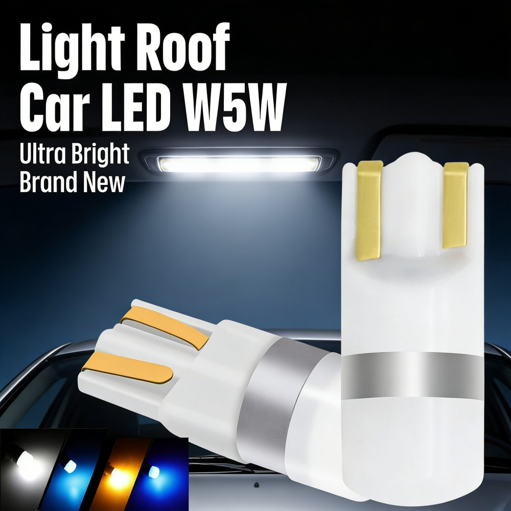 Lights Pack แผนที่ 2 Avanstar ป้ายทะเบียน T10 1SMD Trunk Motors LED ไฟหน้าสําหรับ W5W