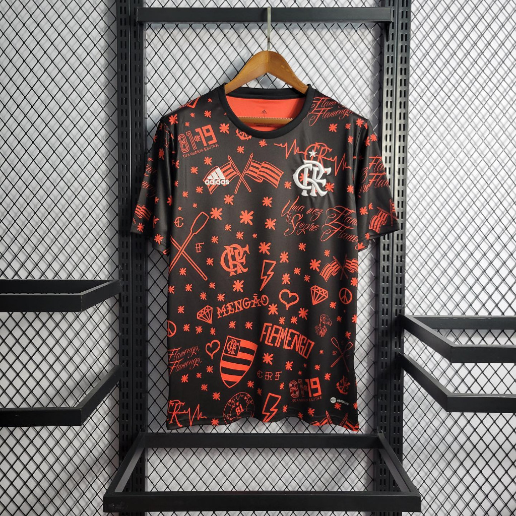 3D Print Flamengo Shirt Pre Match Men JerseyUnisex