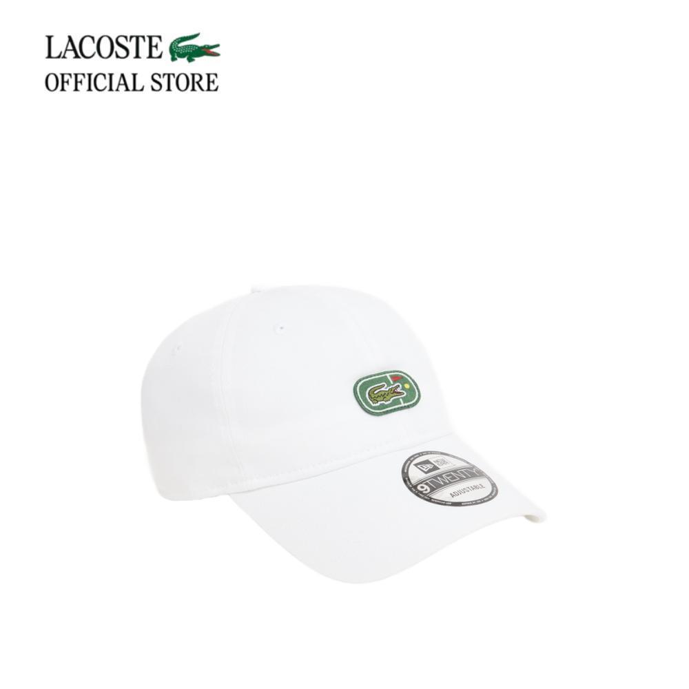 LACOSTE หมวกผู้ใหญ่ LACOSTE X NEW ERA CAP รุ่น RK7304 - WHITE