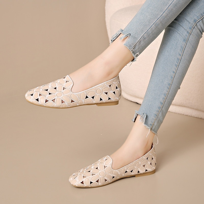 Namvitae รองเท้าส้นแบนผู้หญิงแฟชั่นระบายอากาศได้ดีผ้าน้ำหนักเบา - รูปที่ 3