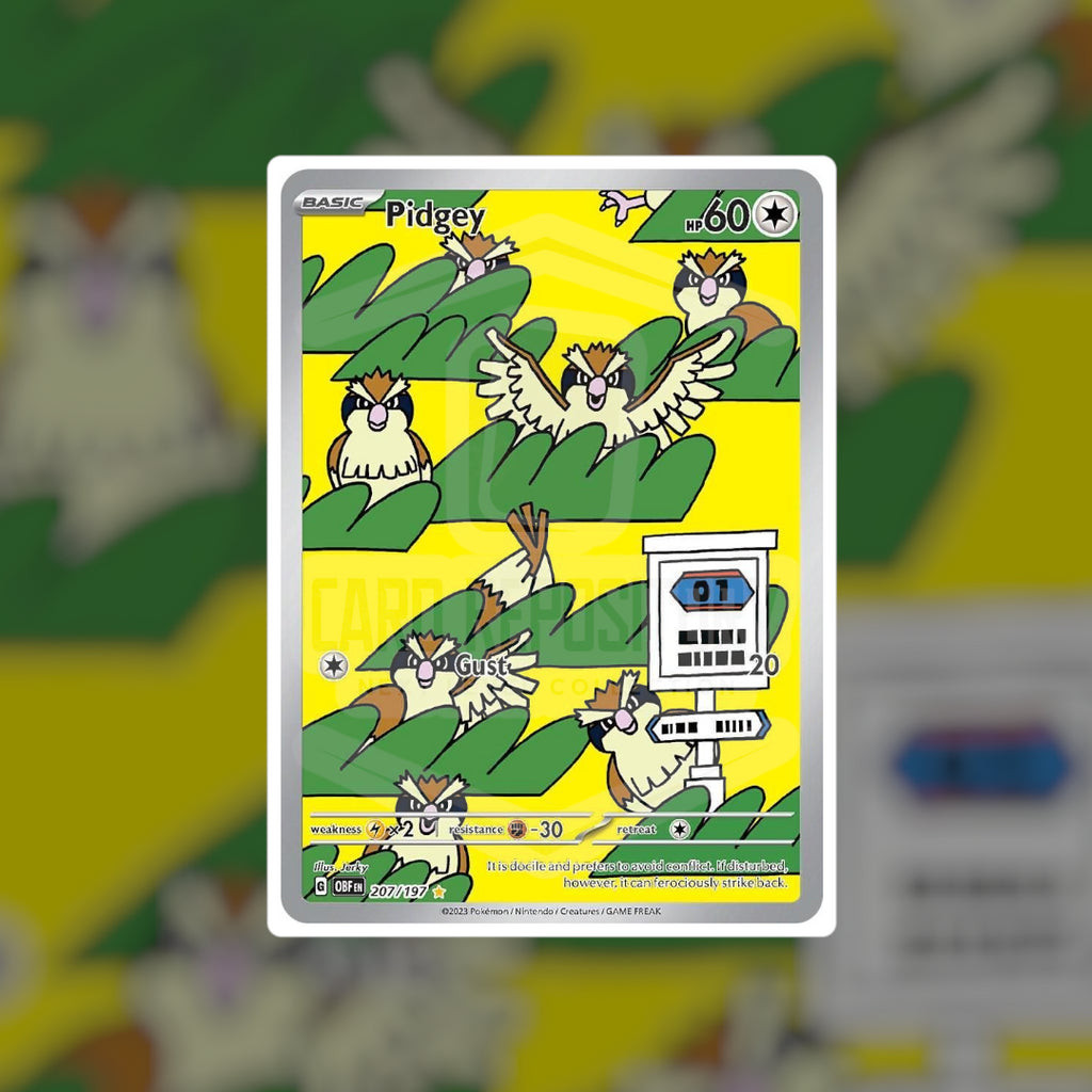 Pidgey IR 207 (NM-LP) Pokemon Singles Hits and