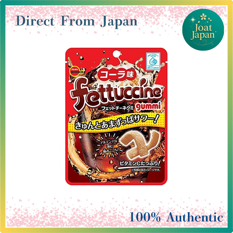 【Direct From Japan】
Bourbon Fettuccine Gummy Cola Flavor 50g × 10 bags