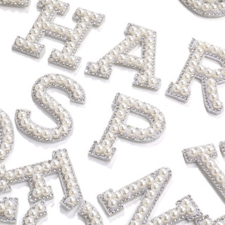 คริสตัลสีขาวสำหรับตกแต่งเสื้อผ้าด้วยเทคนิคแปะติด DIY