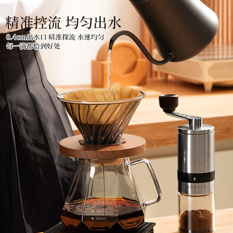 Preum Pour Over Coffee Set Gift Box with Scale - ชุดเครื่องชงกาแฟสไตล์อเมริกัน, Dripper, Carafe, Bus