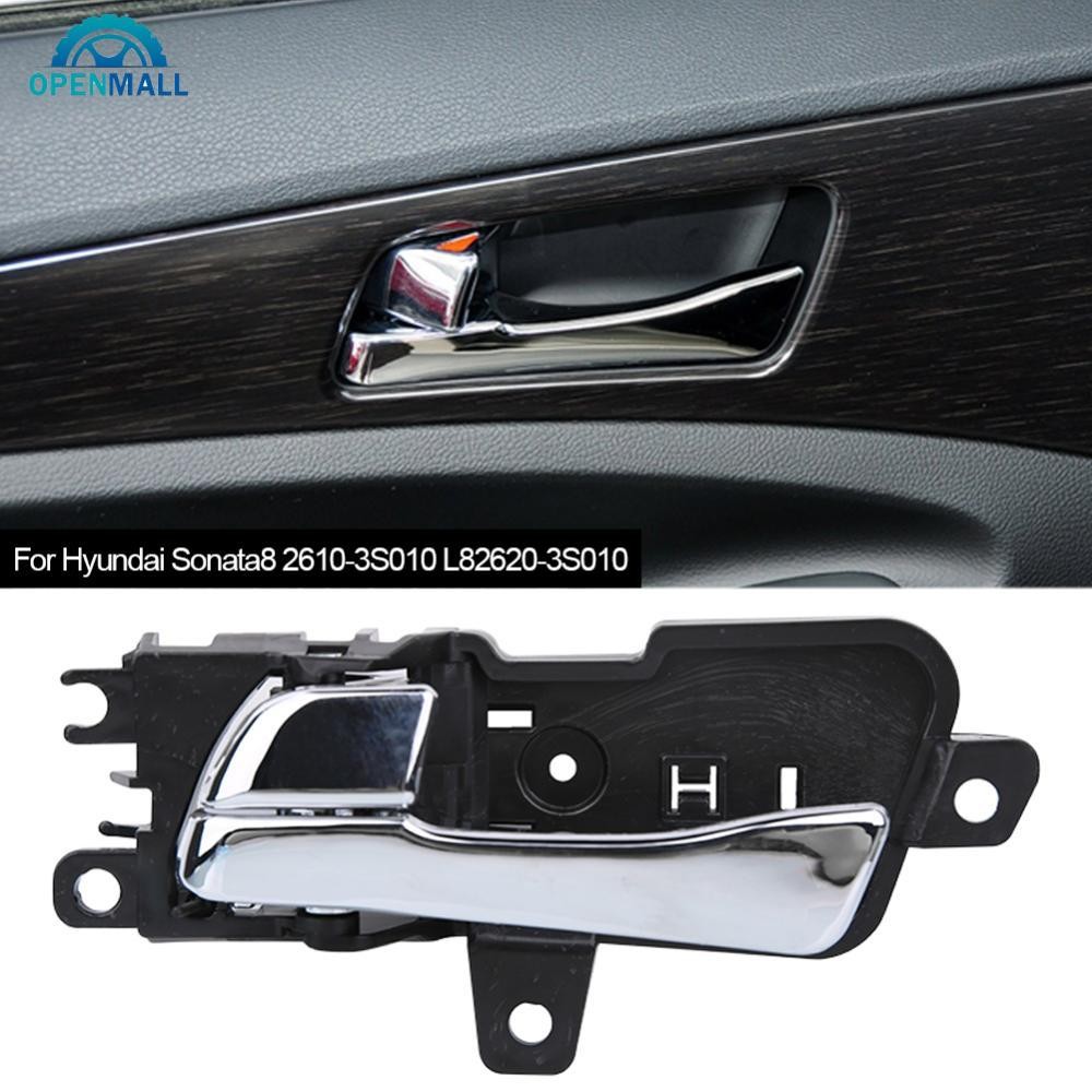 OPENMALL 1PC ภายในรถภายในประตู Handle Driver และผู้โดยสาร Chrome สําหรับ Hyundai Sonata 2011-2014 82