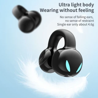 หูฟังคลิปหนีบหู PEARLTH บลูทูธ 5.3 HiFi สเตอริโอ โทรนานพิเศษ แบตเตอรี่อึด หูฟังข้างเดียวแบบนําเสียงผ่านกระดูก ไร้สาย