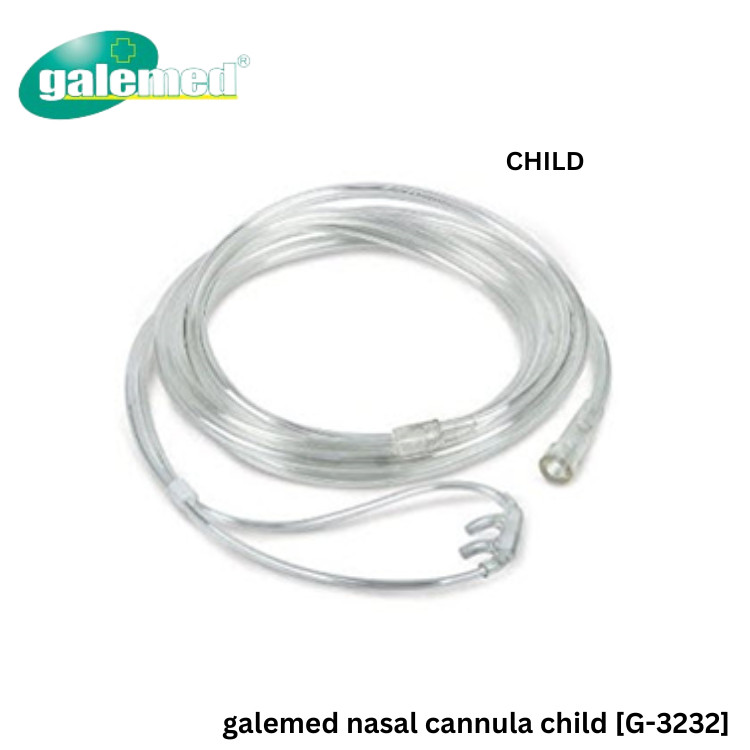 Galemed Nasal Cannula [Child/Infant] ท่อให้ออกซิเจนทางรูจมูก แบบใช้ครั้งเดียว สำหรับเด็กโต / เด็กเล็