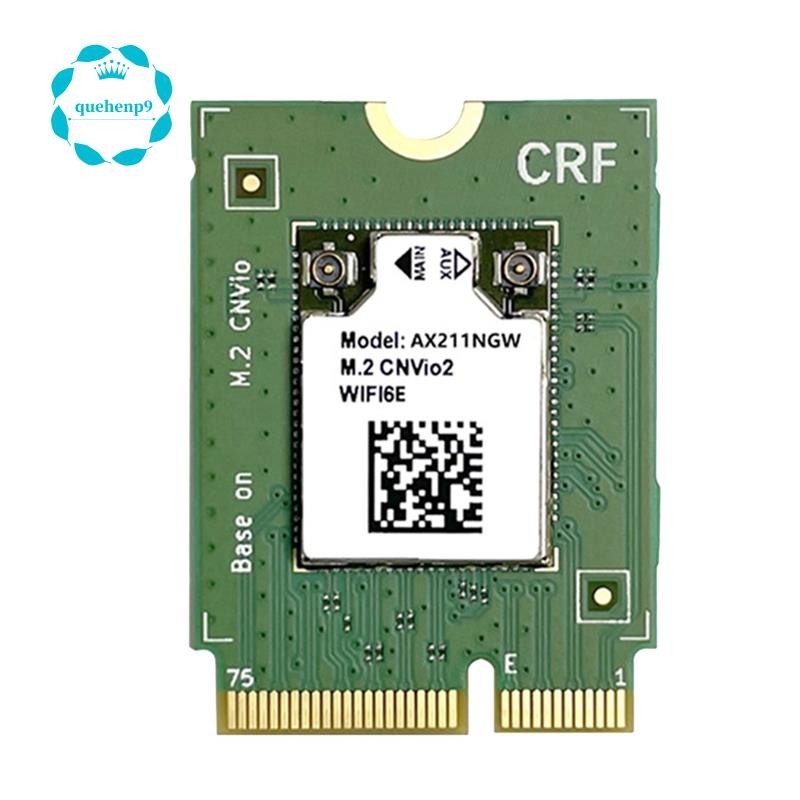 [Fast Q9]AX211NGW 6E การ์ด 2.4G&5G&6G M.2 CNVio 5.3 802.11AX รองรับ Win10 Win11 LINUX การ์ดไร้สาย