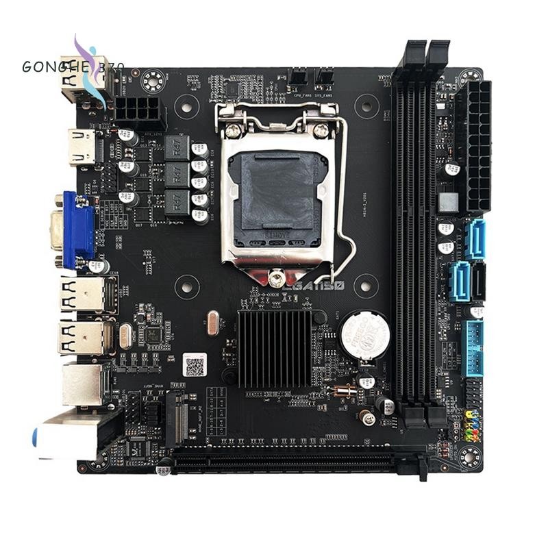 [gonghe370]H81M ITX เมนบอร์ดเดสก์ท็อปพีซีแล็ปท็อป LGA 1150 DDR3 16GB M.2 NVME SDD USB 3.0 เมนบอร์ดคอ