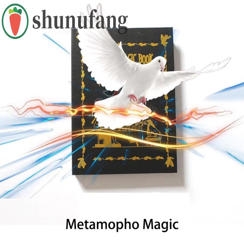 UNUF Dove in Book Magic, วัตถุปรากฏจากหนังสือ Dove Magic Tricks, Comedy Close Up Gimmick Props Performance Magic Book Props สําหรับเริ่มต้น