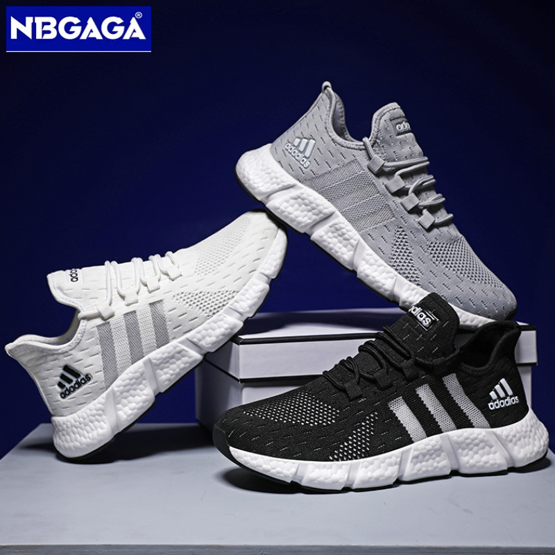 NBGAGA ผู้ชายตาข่ายระบายอากาศรองเท้ากีฬาเหมาะสำหรับการเดินทาง