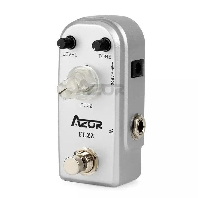 AZOR AP-303 Fuzz Mini กีตาร์อลูมิเนียม True Bypass Fuzz Mini Pedal AZOR Fuzz กีตาร์เหยียบกีตาร์อุปกร