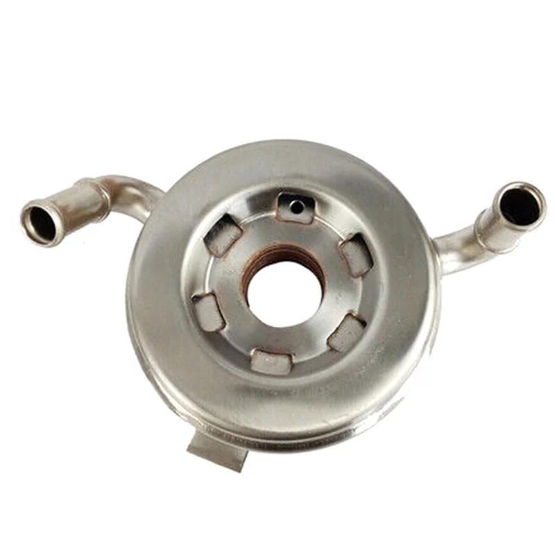 คูลเลอร์น้ํามันเงินสุดพิเศษ 124100-5710 เหมาะสําหรับเครื่องยนต์ Yanmar 4TNV82 4TNV84 4TNV88 4TNV94 4