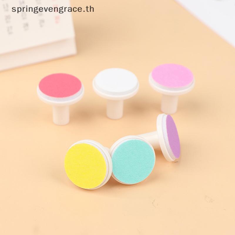 Springevengrace 10 ชิ้นแผ่นตะไบเล็บเด็กเล็บไฟฟ้าเปลี่ยนแผ่นเด็กหัวเจียรเล็บสําหรับเด็กทารกแรกเกิดเด็กวัยหัดเดินใหม่