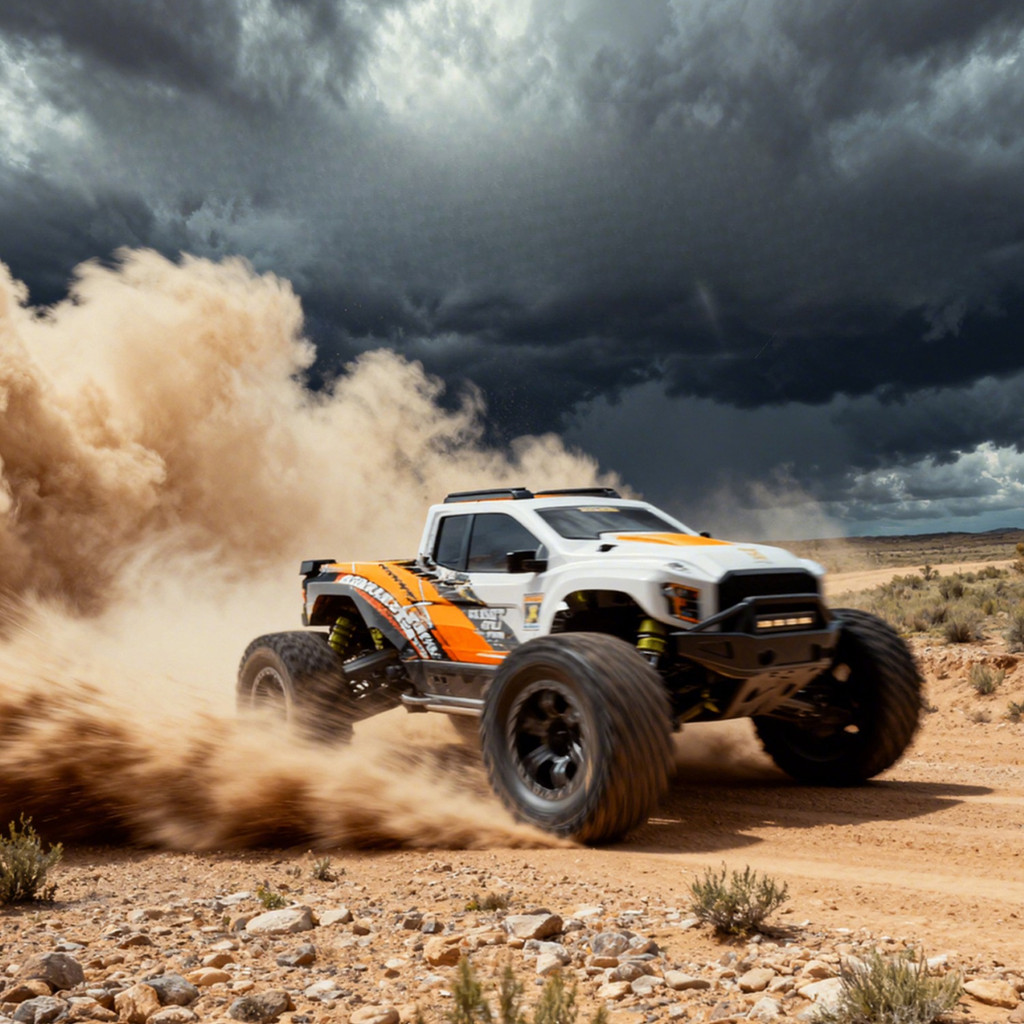 RLAARLO OMNI-TERMINATOR V2 Brushless 4WD RTR 1/10 Scale รีโมทคอนโทรลไฟฟ้ารุ่นรถรถบรรทุกมอนสเตอร์ผู้ใ