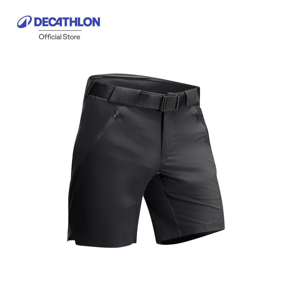 Decathlon Men's hiking shorts MH500 black กางเกงเดินป่าขาสั้นสำหรับผู้ชาย รุ่น MH500 - สีดำ