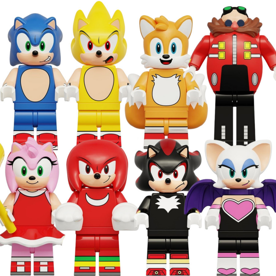 Sonic The Hedgehog Action Figure Super Sonic Nakkurusu Shadow Amy Rose Dr Eggman Rouge The Bat Sonic