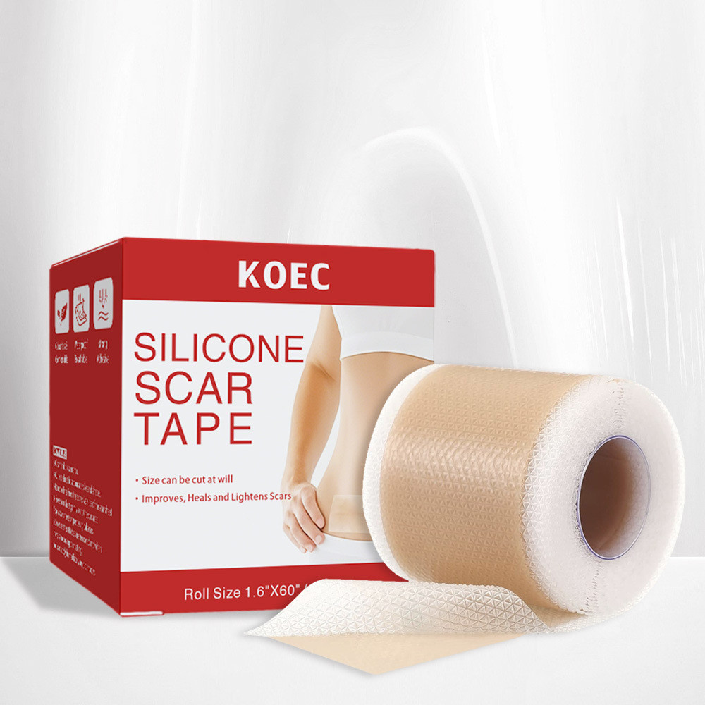 KOEC Silicone Gel Body Tape Scar Tape Silicone Scar Tape 4*1.5M Skin Tape Hot Item