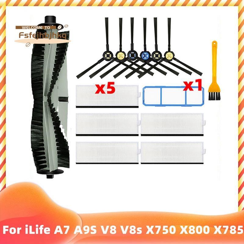 [fsfejhbjhkq]Hepa Filter Side Brush Replacement Kit for A7 A9S V8 V8s X750 X800 X785 V80 L100 SSR1 S