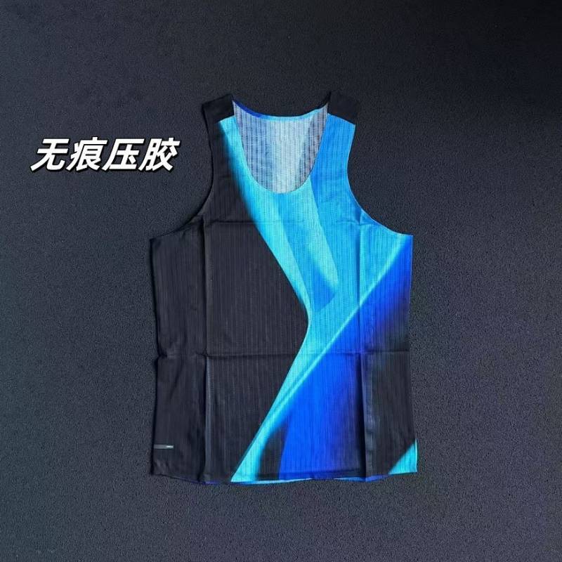 [Hot Selling 999] Men's and Women's New Seamless Adhesive Vest Track and Field Body Candidates Training Wear Quick-Drying Breathable Comfortable Hot VtTi - รูปที่ 2