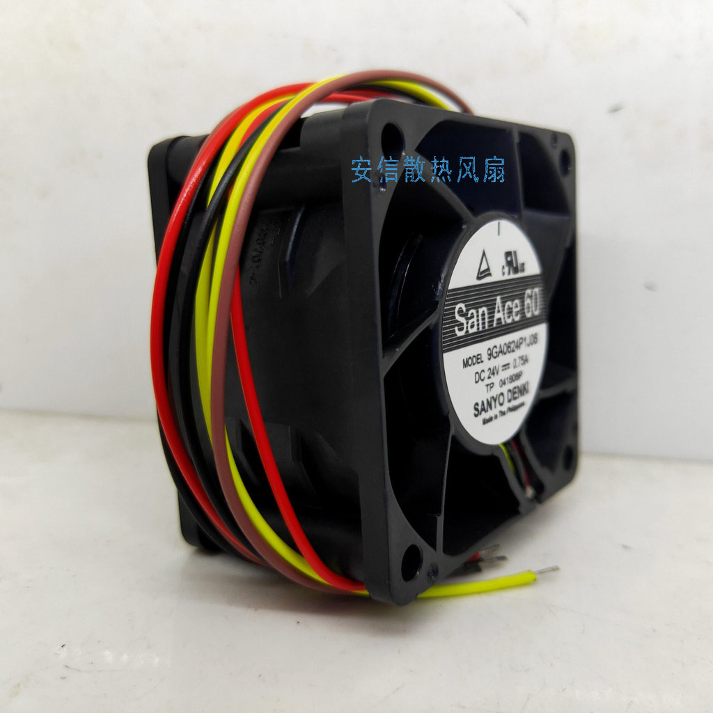 9GV0624P1G03 Sanyo/Sanyo 6 ซม.24V 1.4A PWM ความเร็วหมุนเวียนพัดลมระบายความร้อนปริมาณอากาศขนาดใหญ่