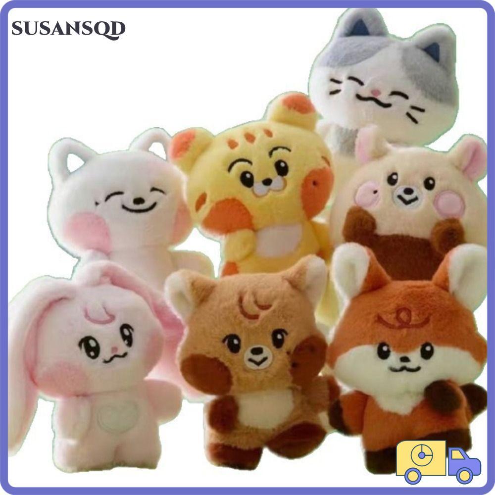 SUSANSQD Won Young ตุ๊กตาของเล่น, การ์ตูน Kpop Ive ตุ๊กตาตุ๊กตา, น่ารักผ้าฝ้าย Ive รูป Plushies ของข