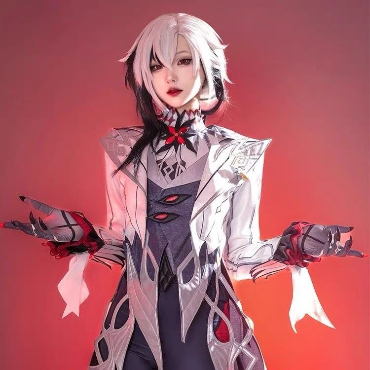 คอสเพลย์เซ็ตสำหรับYuanshen Archino Femboy CEOs Tuxedo เครื่องแต่งกายหญิง