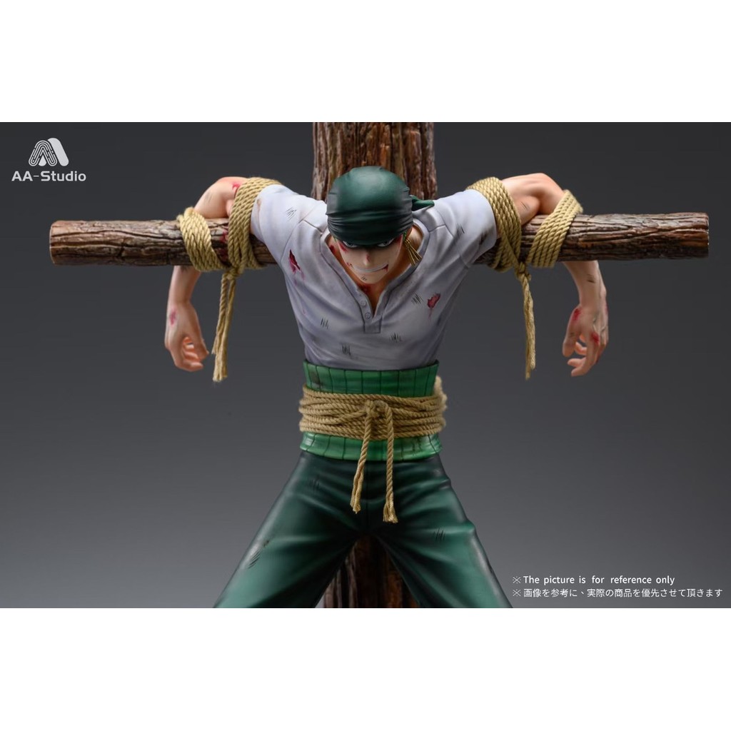 ตุลาคมอะนิเมะ AA Studio Ronoa Zoro First Debut One Piece gk รูปปั้นรูปจํากัด