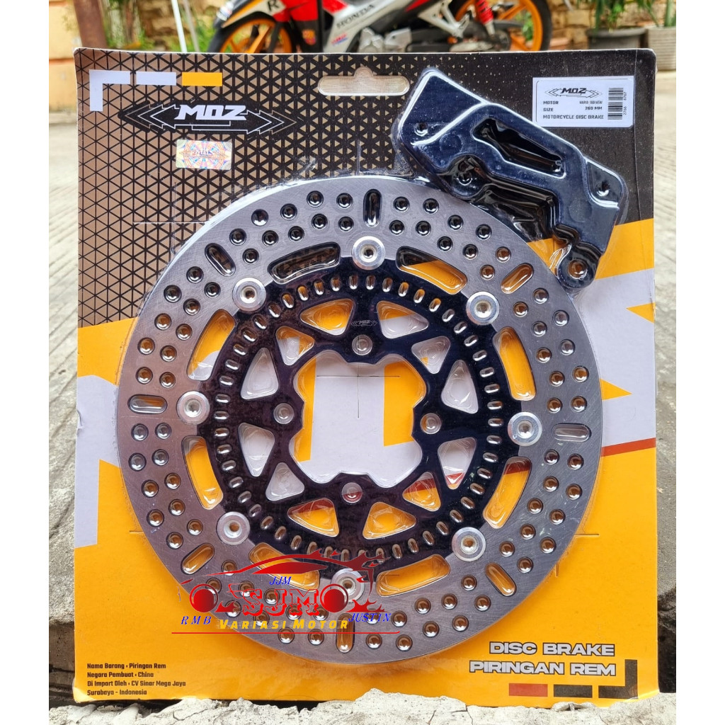 HORANSHOP จานหน้า VARIO 160 CBS VARIO 160 ดิสก์เบรก ABS ด้านหน้า honda matic vario 160 abs vario 160 ckrma 260 มม.