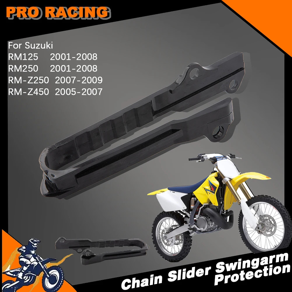 รถจักรยานยนต์โซ่ Slider Swingarm ป้องกันสําหรับ Suzuki Rm 125 250 Rm125 Rm250 Rm-z250 Rm-z450 Swinga