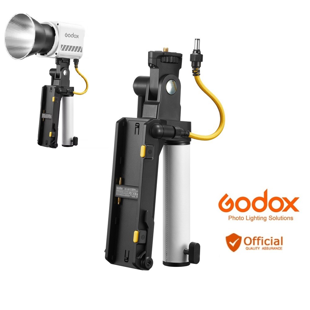 Godox Holding Handle และชุดรองรับแบตเตอรี่สําหรับ ML60IIBi/ML100BI/ML100R