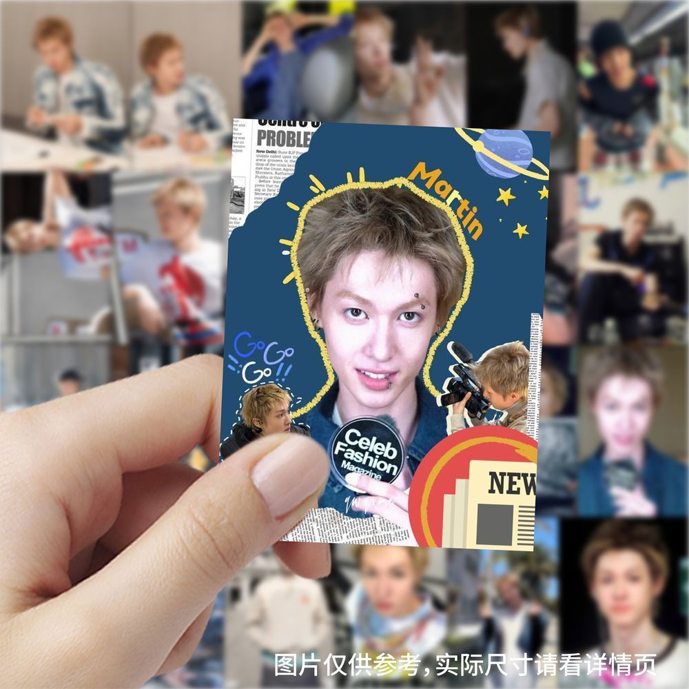 รูปแบบใหม่ cortis Mens Group Martin สติกเกอร์อุปกรณ์ต่อพ่วงมูลค่าสูง ins Star diy คู่มือสติกเกอร์