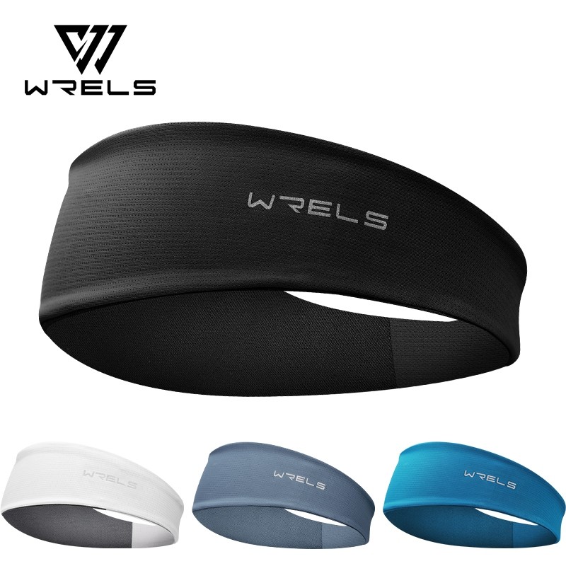 WRELS ผ้าคาดผมสำหรับเล่นกีฬาที่ดูดซับเหงื่อและแห้งเร็วสำหรับการเล่นโยคะ #H20