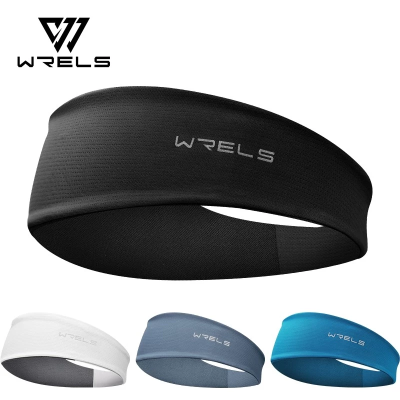 WRELS ผ้าคาดผมสำหรับเล่นกีฬาที่ดูดซับเหงื่อและแห้งเร็วสำหรับการเล่นโยคะ #H20