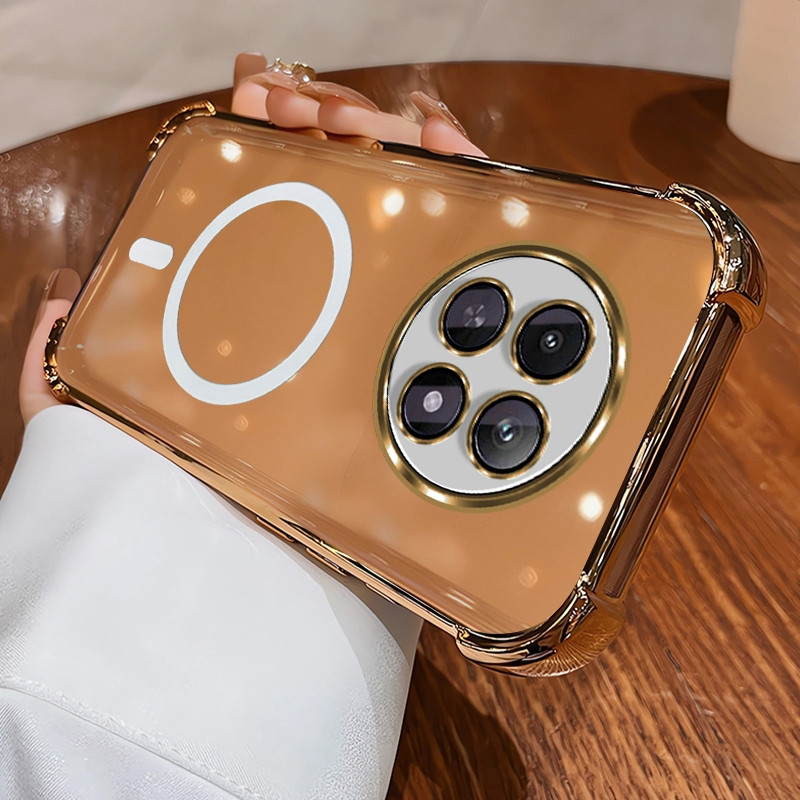 เคสสําหรับRealme 11 14 12 13 pro 5G Realme 12 14 13 PLUS + 5G 13 11 14 12 5Gเคสโทรศัพท์Softcaseกันกระแทกดีไซน์ใหม่ความงามใสด้วยแม่เหล็กไร้สายSJBSWX11 - รูปที่ 2