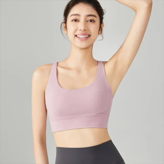 AirActive Serenity Flow Bra สปอร์ตบรา มีฟองน้ำในตัว เบาสบายเหมือนไม่ได้สวม ดีไซน์โชว์แผ่นหลัง สำหรับผู้หญิงเล่นโยคะ