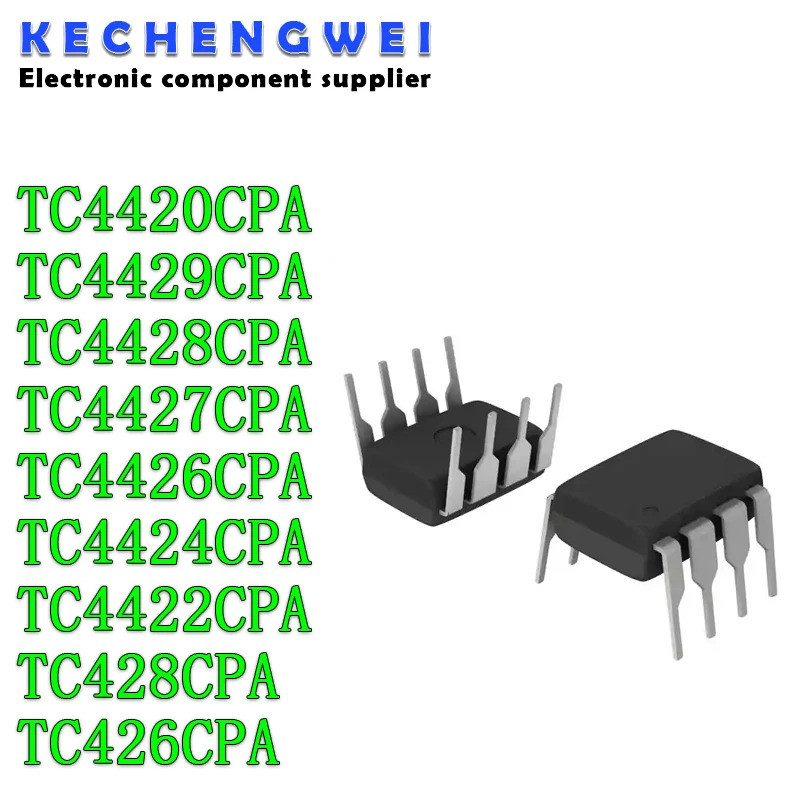 5PCS TC4420CPA MIC4420 TC4420 TC4420EPA TC4429CPA TC44428CPA TC4422CPA TC4427CPA TC4427 TC44C4427 TC