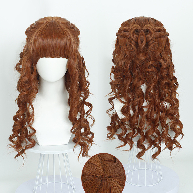 Wednesday Addams Agnes Cosplay  Wig  Cos Hollywood Outfit Heat Resistant Synthetic Hair