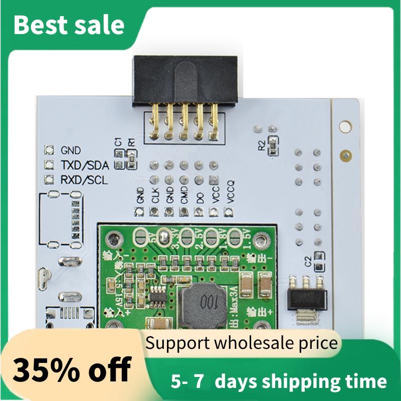 RT809H อะแดปเตอร์โปรแกรมเมอร์ EMMC ISP สําหรับคลิปทดสอบการเขียนอย่างรวดเร็วอ่านความเร็วเครื่องคิดเลข