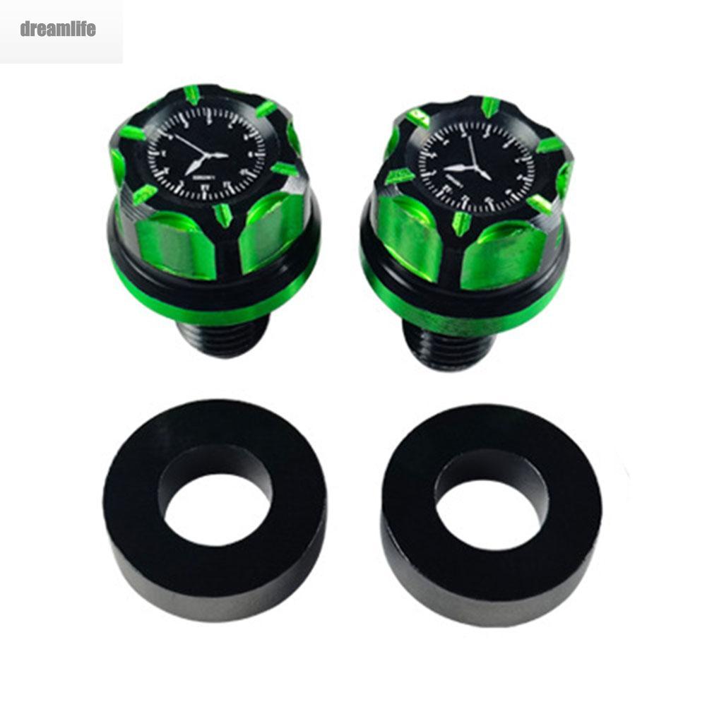 กระจกมองหลังอลูมิเนียม Blue M10 Positive Green M10 Positive สําหรับอัพเกรดจักรยาน - รูปที่ 4