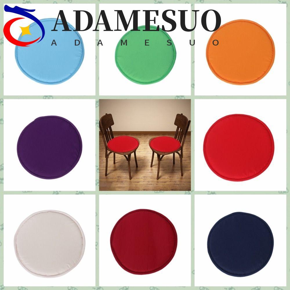 ADAMESUO รอบเบาะเก้าอี้,ล้างทําความสะอาดได้วงกลมเบาะเก้าอี้,นุ่ม Anti Fouling สีทึบ 30 ซม.เบาะสตูล Home