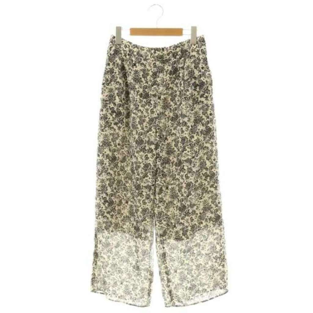 Off-White Reflect Pants black white Wide botanical Direct from Japan Secondhand
