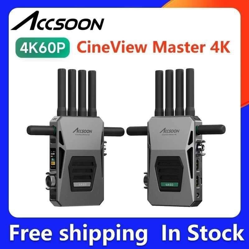 Hot Sales ACCSOON CineView Master 4K Video Transmission 4K 60P Video 25ms Latency with 8K Capabiliti